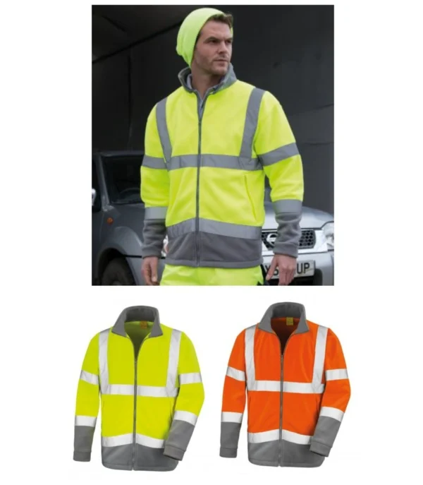 Result RS329 Hi Vis Micro Fleece Jacket